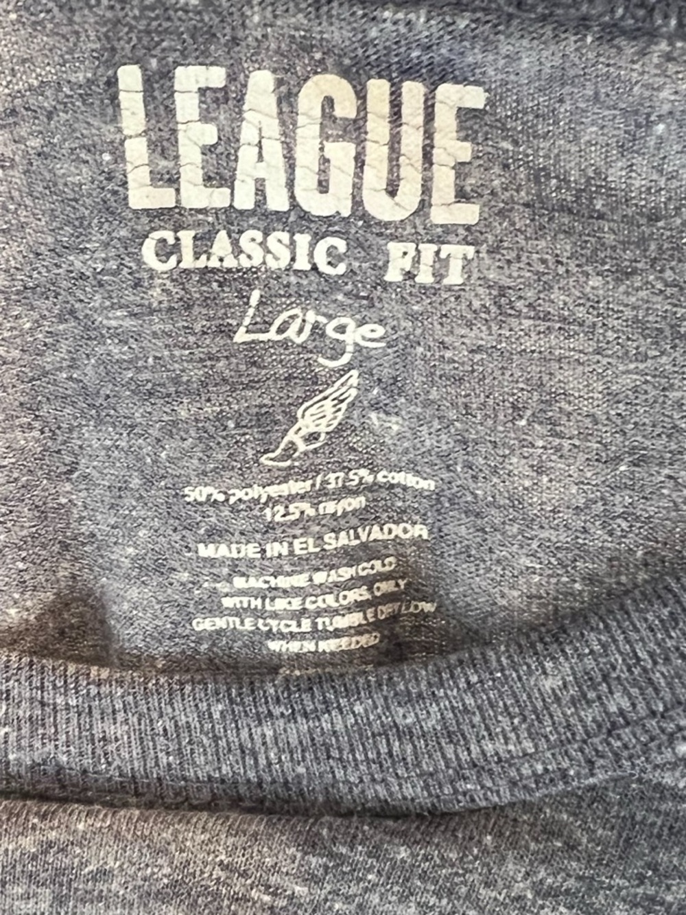 Rollins College Tars Blue and White Graphic Tee Shirt by League Mens Sz Large - Picture 9 of 11